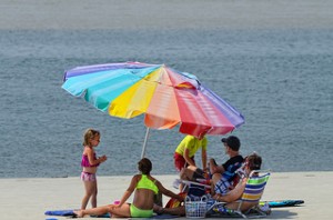 Labor day beach